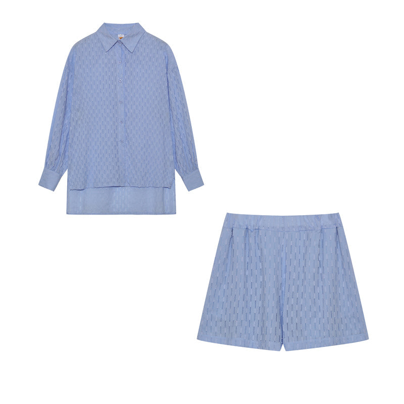 Elizabeth - Lätt skjorta och shorts-set
